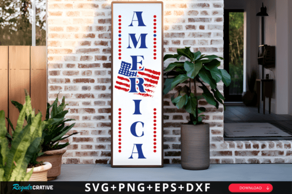 America SVG Graphics for Crafts & Editorial Use