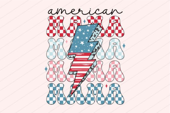 American Mama SVG PNG: Graphics for Crafts & Local Branding