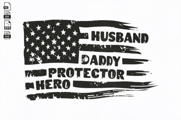 Dad USA Flag Patriotic, Fathers Day SVG — Graphics & Crafts