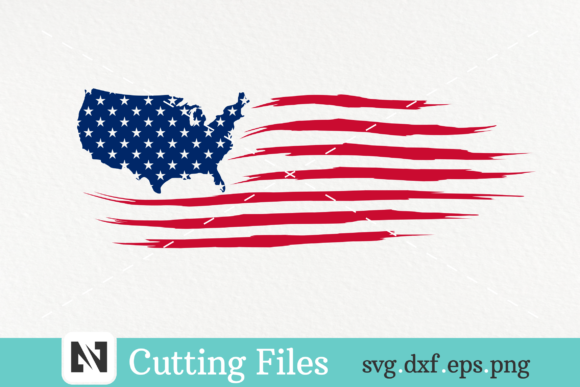 Distressed USA Flag
