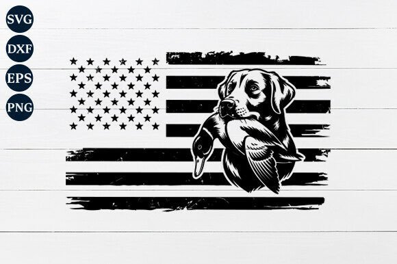 Duck Hunting Flag SVG: Graphics for Crafts & Local Branding