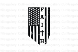 Faith Distressed Flag: Graphics for Crafts That Feel Handmade