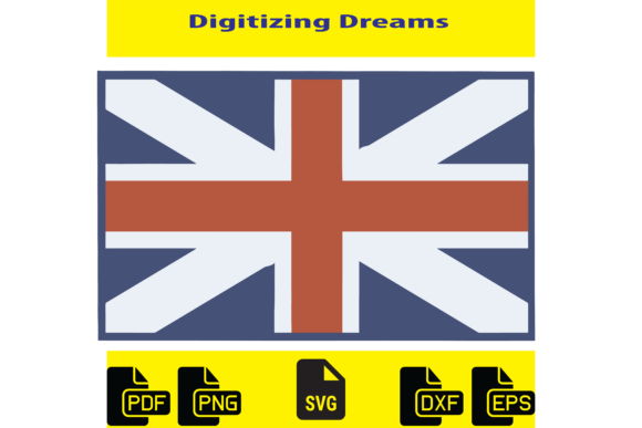 Flag of England Graphics for Crafts Projects