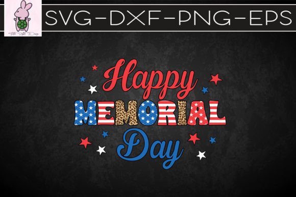 Happy Memorial Day USA Flag SVG: Graphics for Crafts & Content