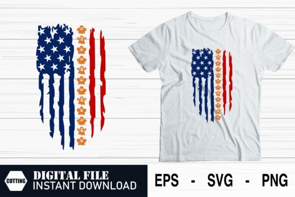 Haunted USA Flag Vector: Graphics & Crafts Done Right