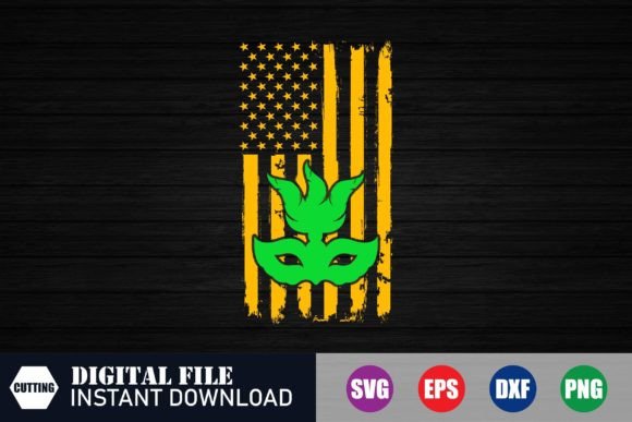 Mardi Gras Flag Vector: Graphics for Local Crafts & Branding