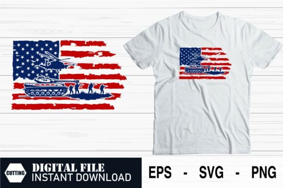 Patriotic Soldier Flag - Memorial Day Graphics