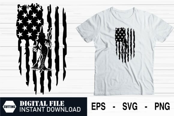 Patriotic Witch Flag: Graphics & Crafts for Halloween